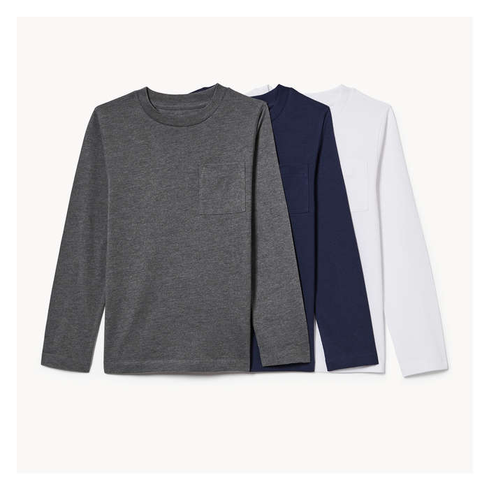 Kid Boys' 3 Pack Long Sleeve Top